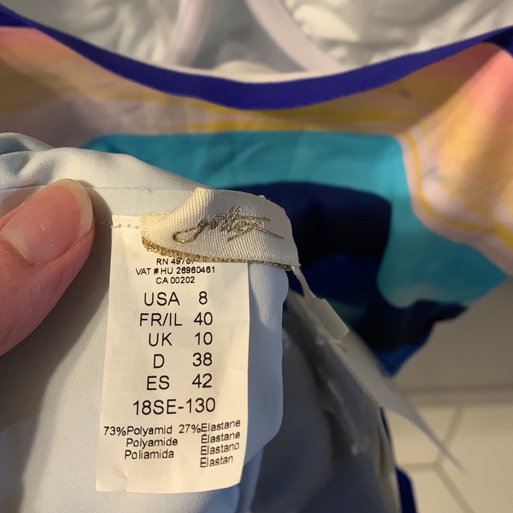 Gottex Sunrise Print Swimsuit size 8 - Picture 7 of 10